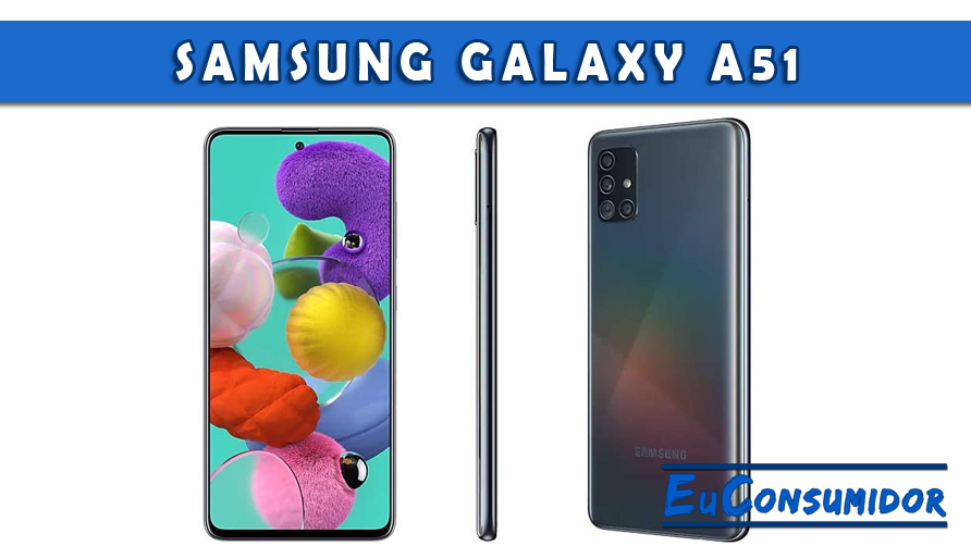 Samsung Galaxy A51, 128GB, Câmera Quádrupla, Tela infinita AMOLED