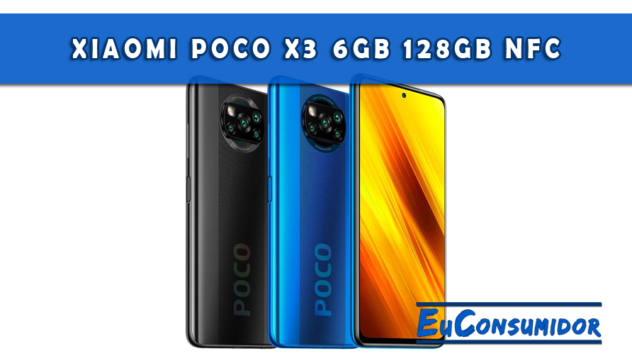 Xiaomi Poco X3 6GB 128GB NFC Câmera Quádrupla