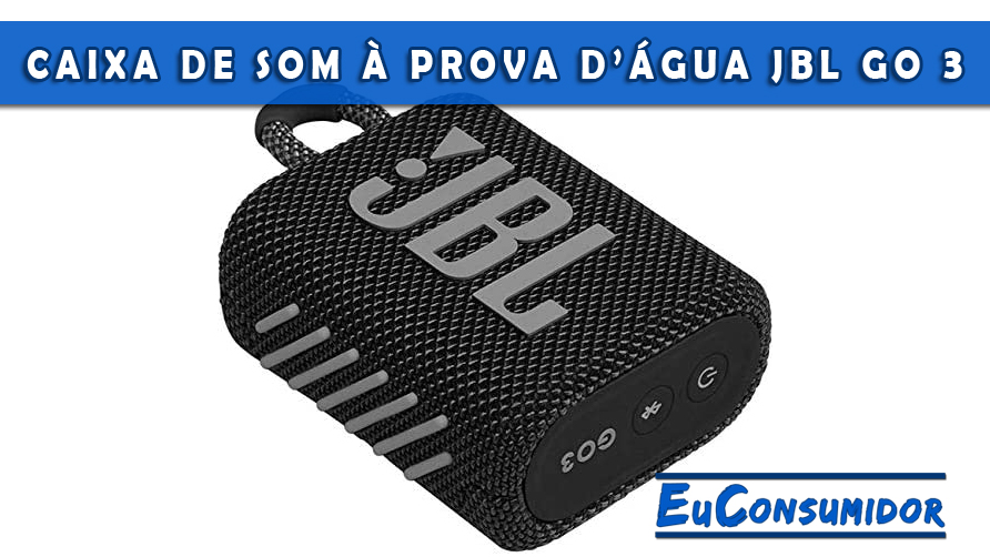 Caixa de som à prova d'água JBL Go 3
