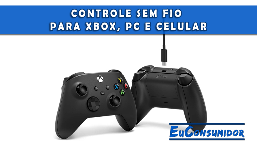 Controle sem fio para Xbox, PC, Celular e Tablet