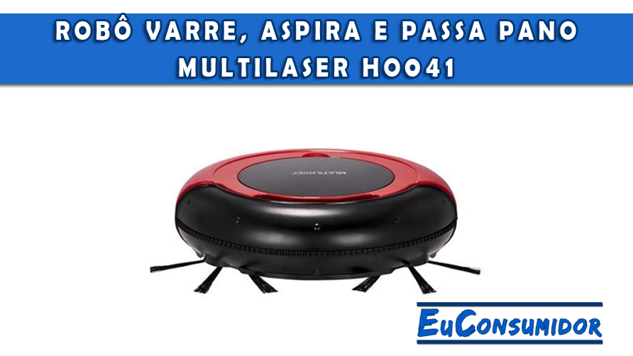Robô varre, aspira e passa pano - Multilaser HO041