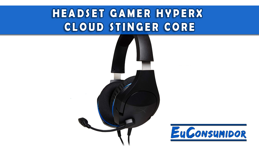 Headset Gamer HyperX Cloud Stinger Core - Compatível com vários consoles