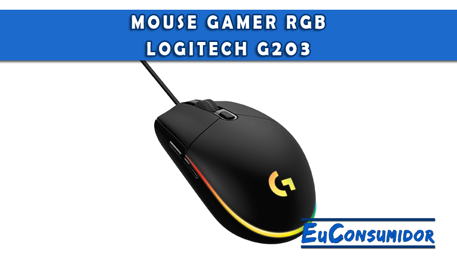 Mouse Gamer RGB Logitech G203