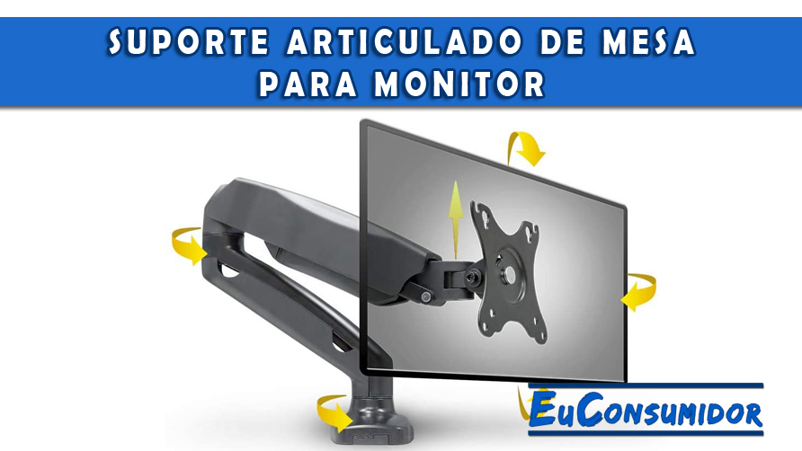 Suporte Articulado para Monitor de 17 a 27 polegadas