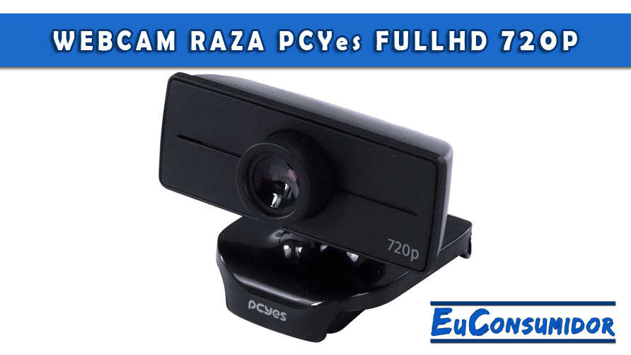Webcam Raza FullHD 720p com microfone embutido - PCYes